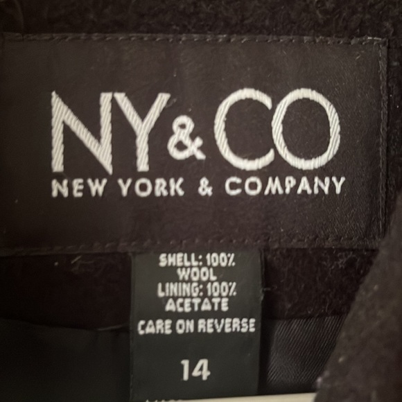 NY & CO 100% Wool Lined Jacket, Great Condition - Picture 2 of 5
